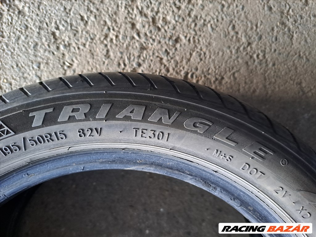 4db 195/50 R15 Triangle nyári gumi eladó!!! ára! 5000Ft/db Állapota: 6mm minta 4. kép