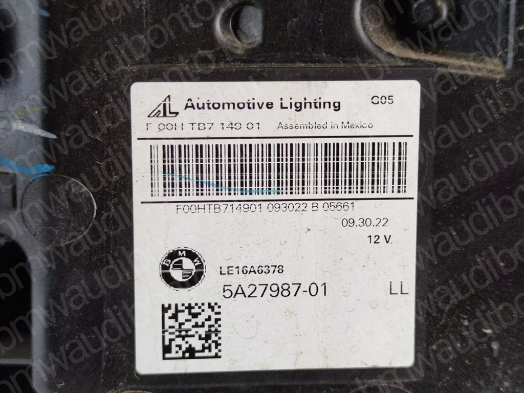 BMW X5 (G05, F95) Bal első LED fényszóró (5A27987) 2. kép