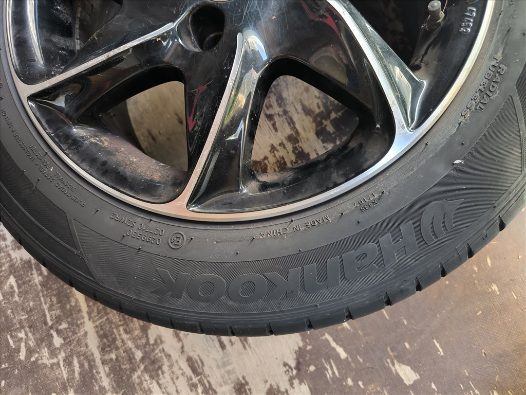  4x100 lyukosztású 15" használt RONAL alufelni, rajta 175/65 használt Hankook nyári gumi gumi  2. kép
