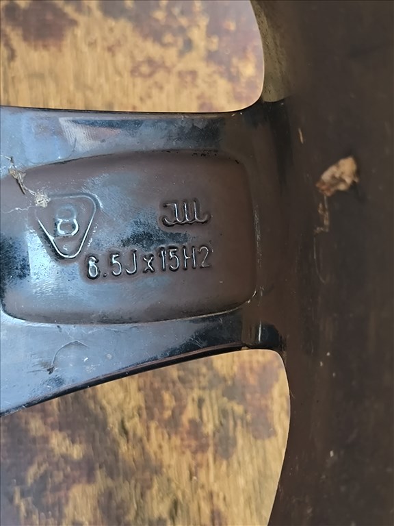  4x100 lyukosztású 15" használt RONAL alufelni, rajta 175/65 használt Hankook nyári gumi gumi  7. kép