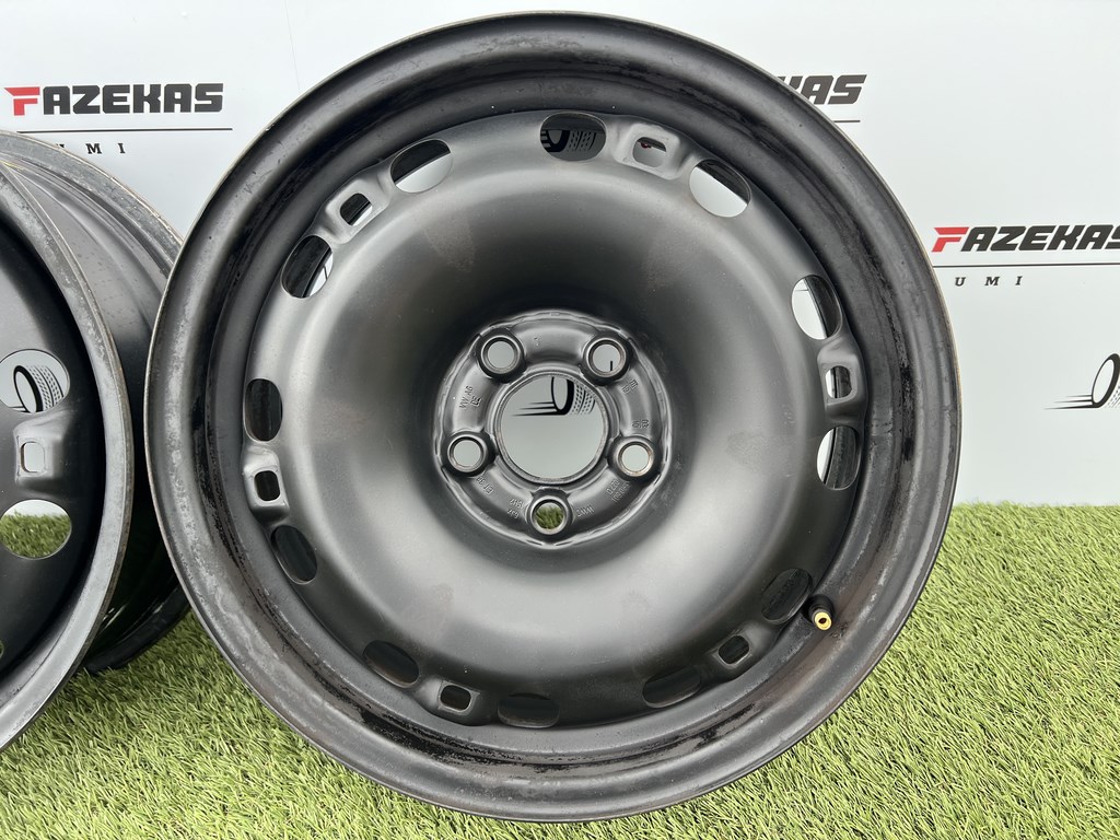 5x100 15" Volkswagen gyári lemezfelni 6Jx15h2 ET38 5. kép