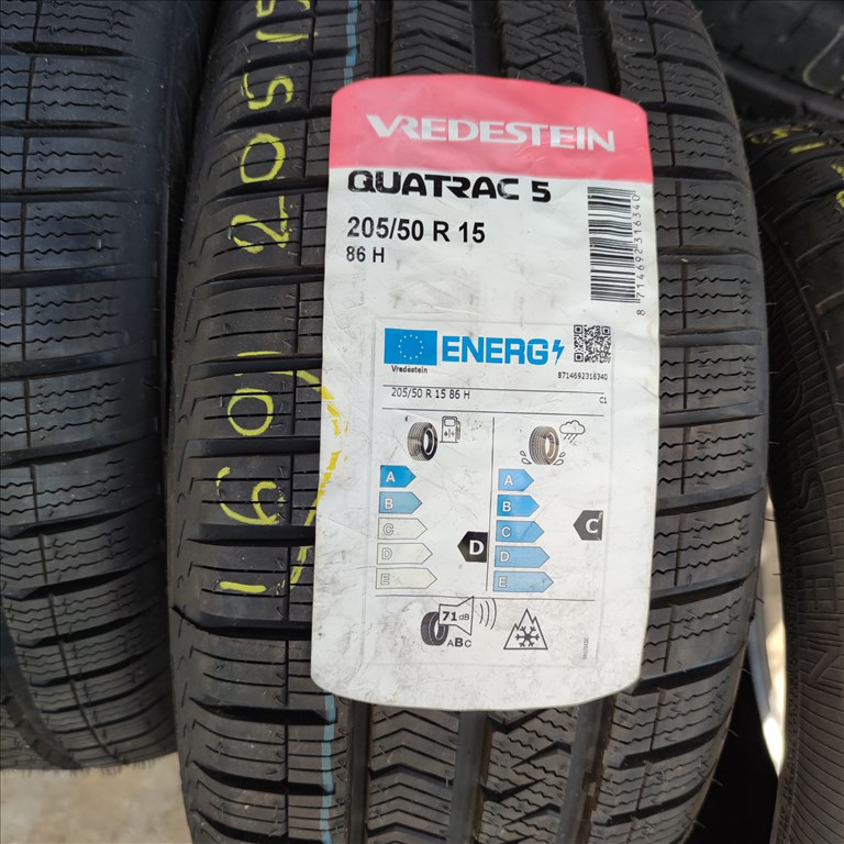  205/50 R15 ÚJ!! Vredestein téli gumi 90000ft a 4db/60/ 3. kép