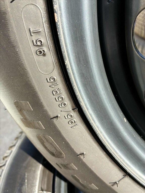  15" 5x105 Opel, Chevrolet lemezfelni szett téligumikkal +TPMS! 2. kép