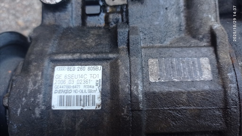 Audi a4 b7 2.0pd tdi klímakompresszor  2. kép