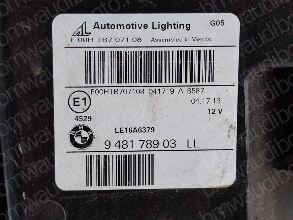 BMW X5 (G05, F95) Bal első LED fényszóró (9481789) 2. kép