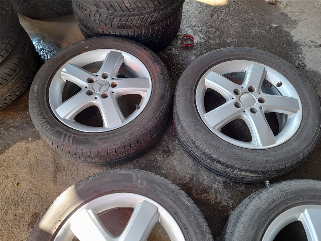  5x112 lyukosztású 6JJ 16" használt (gyári felni) alufelni 3. kép