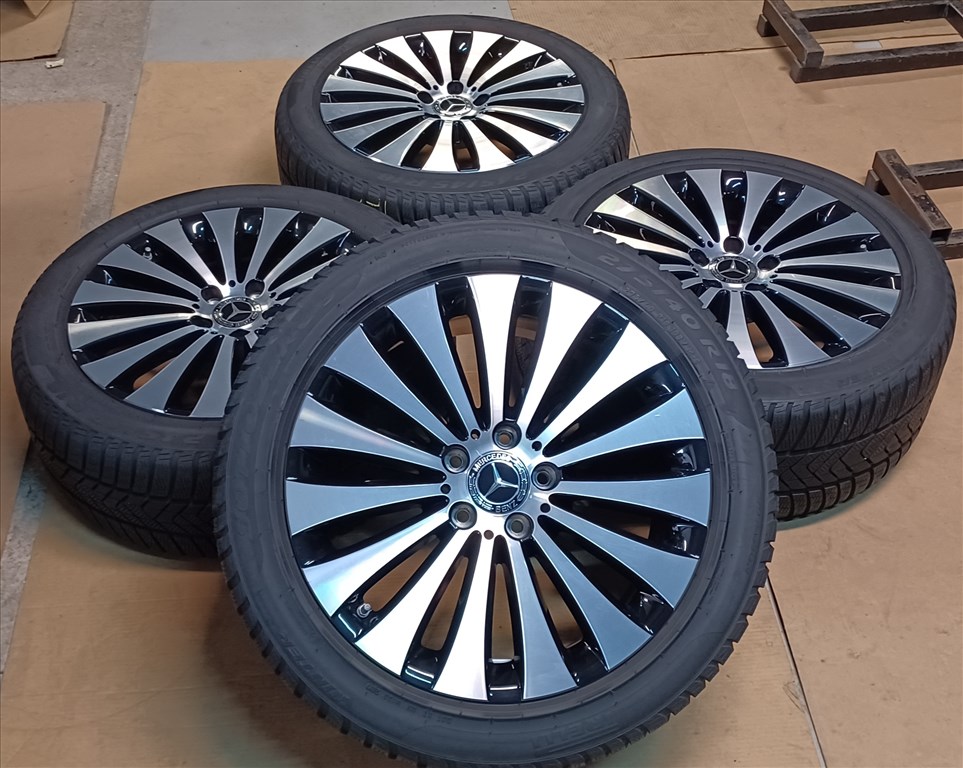 Mercedes W213 5x112 8-9x18 245/45-275/40 R18 téli gumikkal 4db 2. kép