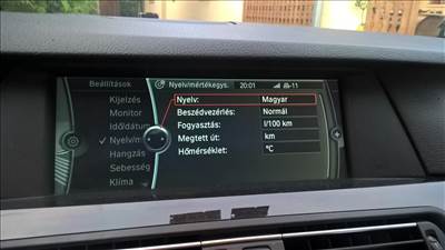  BMW F széria térképfrissítés, magyarosítás,sebességkorlát kijelzése kódolás, videó lejátszás stb