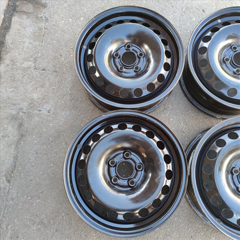 5x100 15 Gyári Volkswagen,seat,skoda lemezfelni 30000ft a 4db/3/ 1. kép