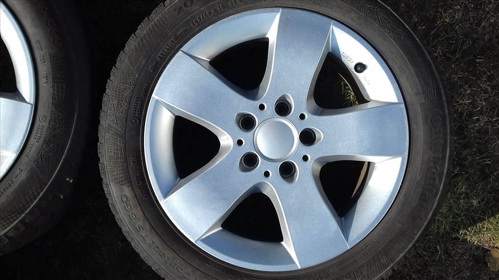  5x112 lyukosztású 7,5JJ 16" használt alufelni Mercedes - Audi Vw Skoda Seat 2. kép
