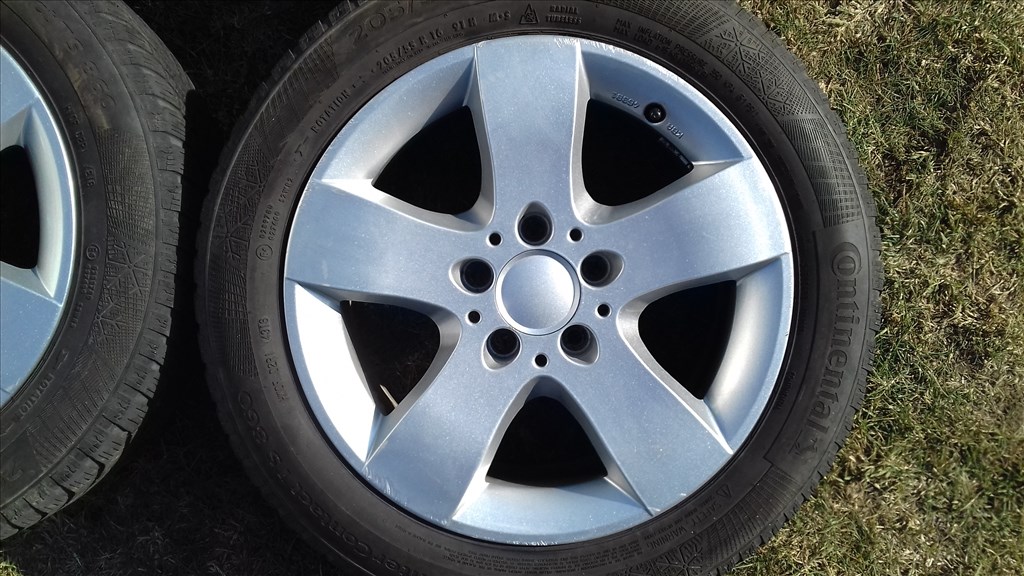  5x112 lyukosztású 7,5JJ 16" használt alufelni Mercedes - Audi Vw Skoda Seat 5. kép