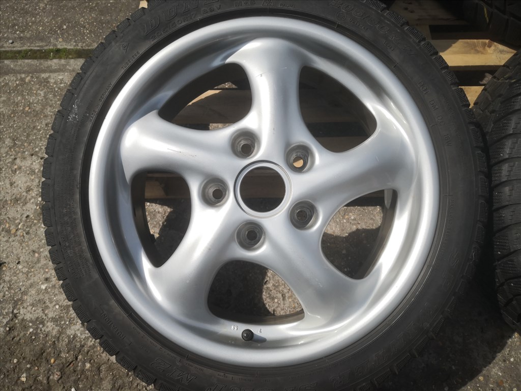 Porsche 17-es kétszéles gyári alufelnik 5x130 1. kép