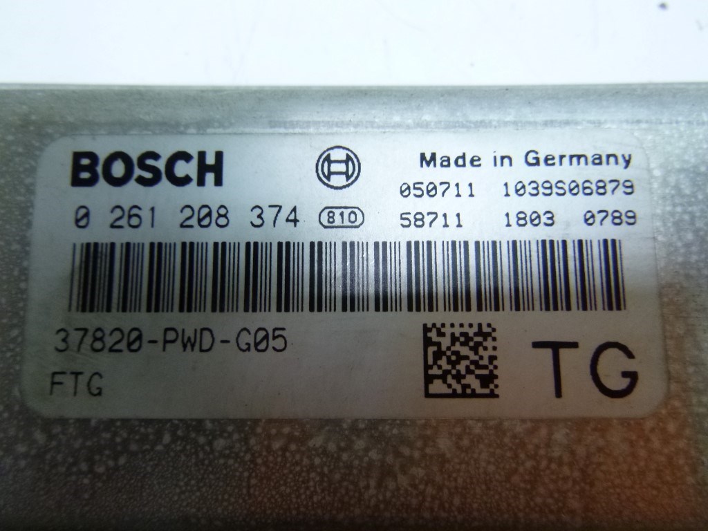 Honda Jazz (GD) motorvezérlõ 37820PWDG05 0261208374 2. kép