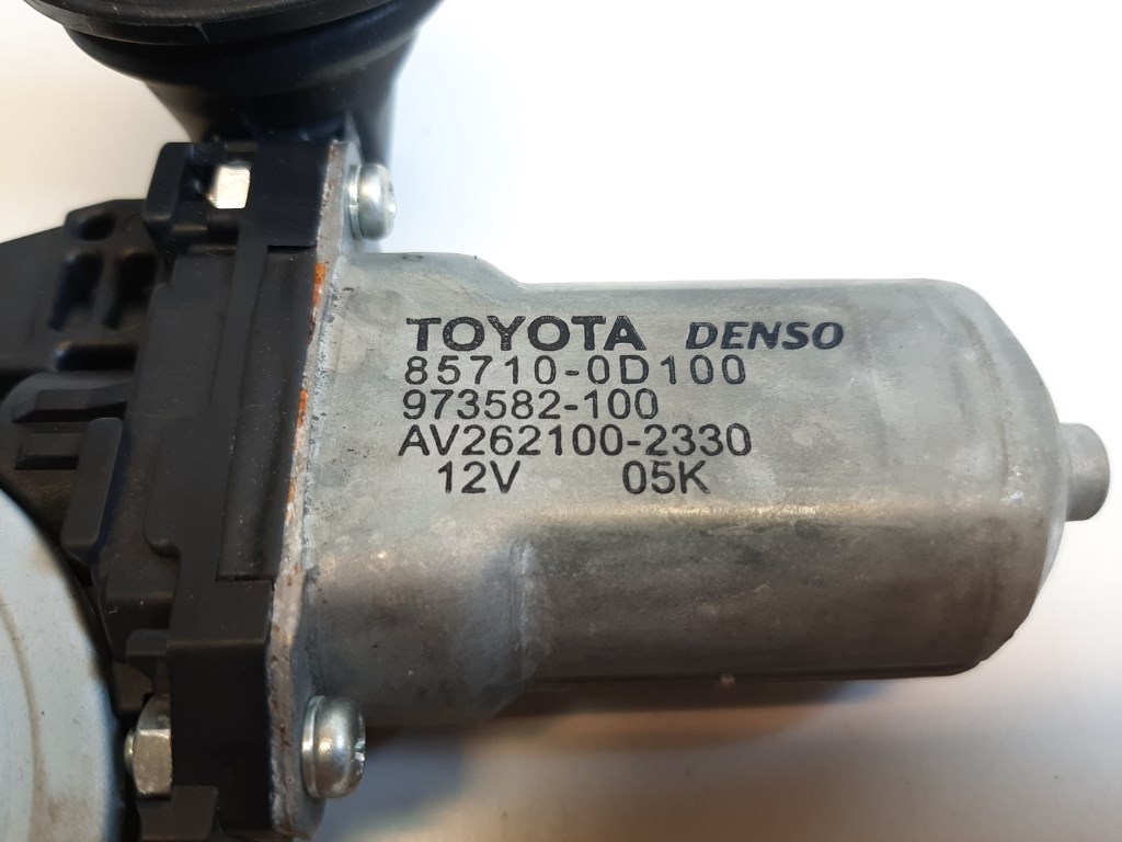 Toyota Auris (E150) bal hátsó ablakemelõ motor 857100D100 973582100 3. kép
