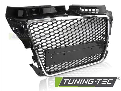AUDI A3 (8P) SPORT 08-12 BLACK CHROME Tuning-Tec Hűtőrács