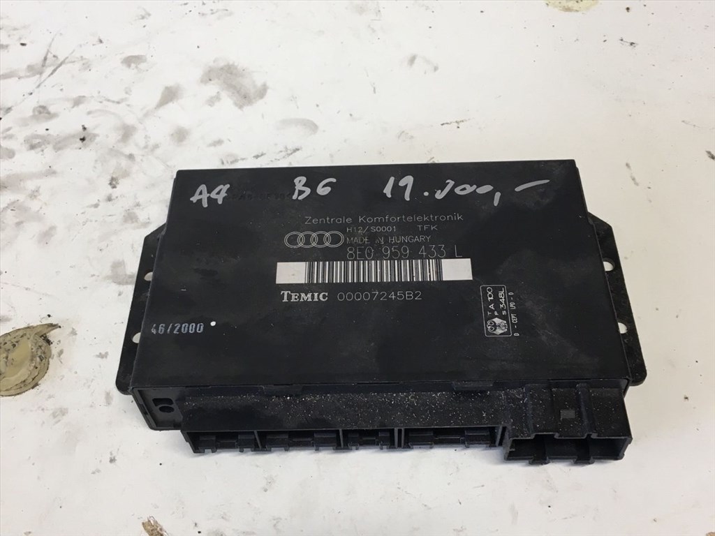 Audi A4 (B6/B7) komfort elektronika  8e0959433l 1. kép