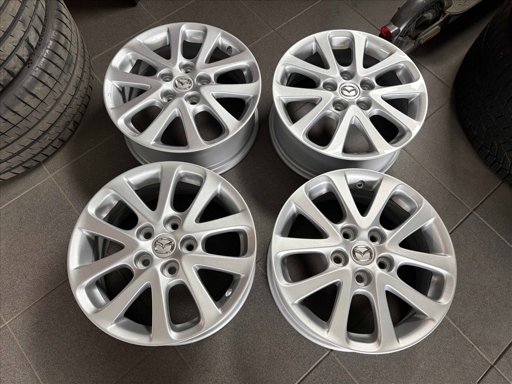 Mazda 16" 5x114,3 gyári alufelni eladó 16 coll 3 5 6 6. kép