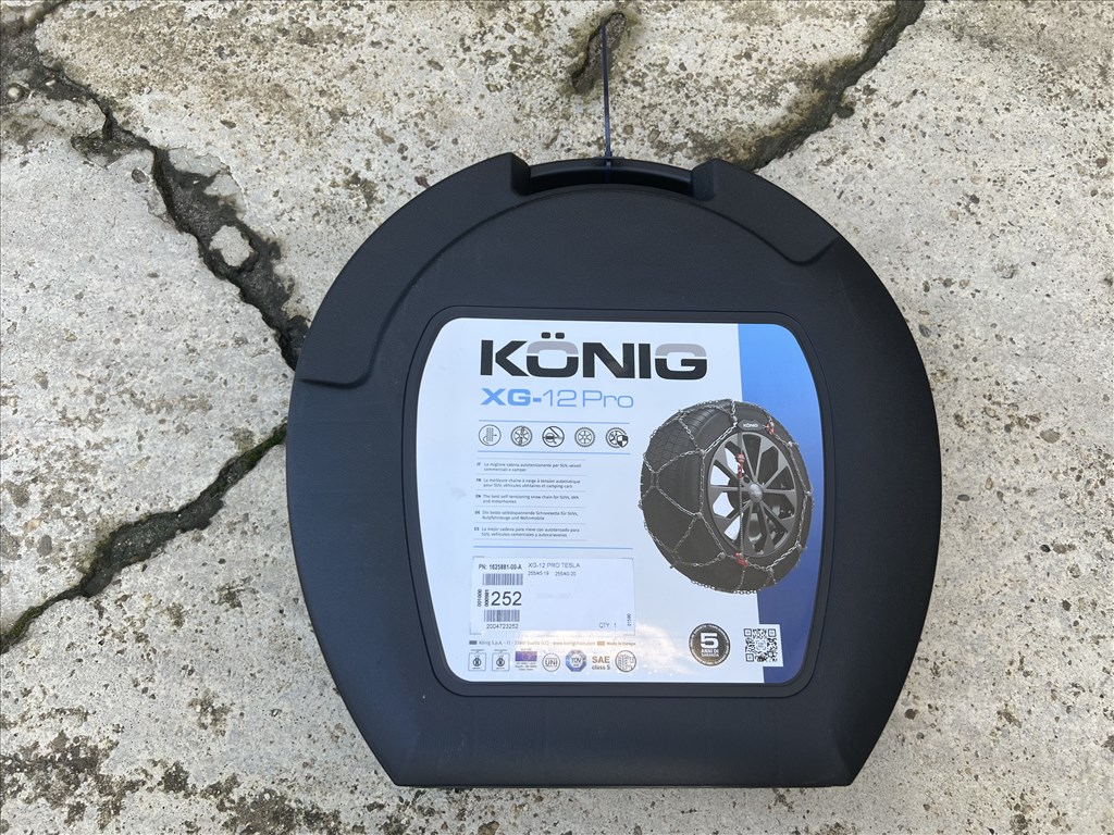 Tesla Model Y hólánc Tesla König XG-12 Pro Model Y hólánc bérlés is 1. kép