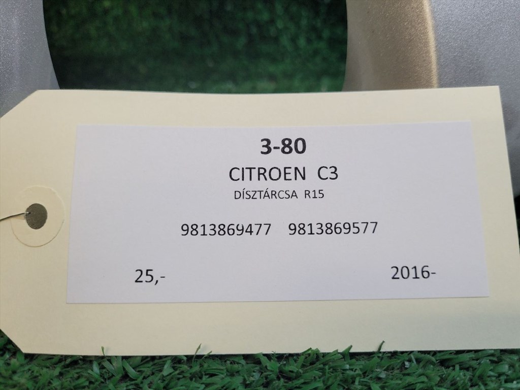 CITROËN C3 III Dísztárcsa (1 db) 9813869477 9813869577 4. kép