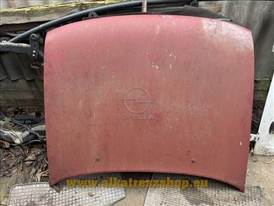 Opel Astra F motorháztető- géptető - vörös