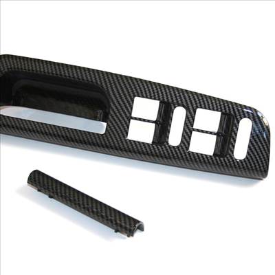 Volkswagen ajtóbehúzó , fogantyú borítás sofőr - Golf 4 - Passat B5 - Bora , Carbon mintás