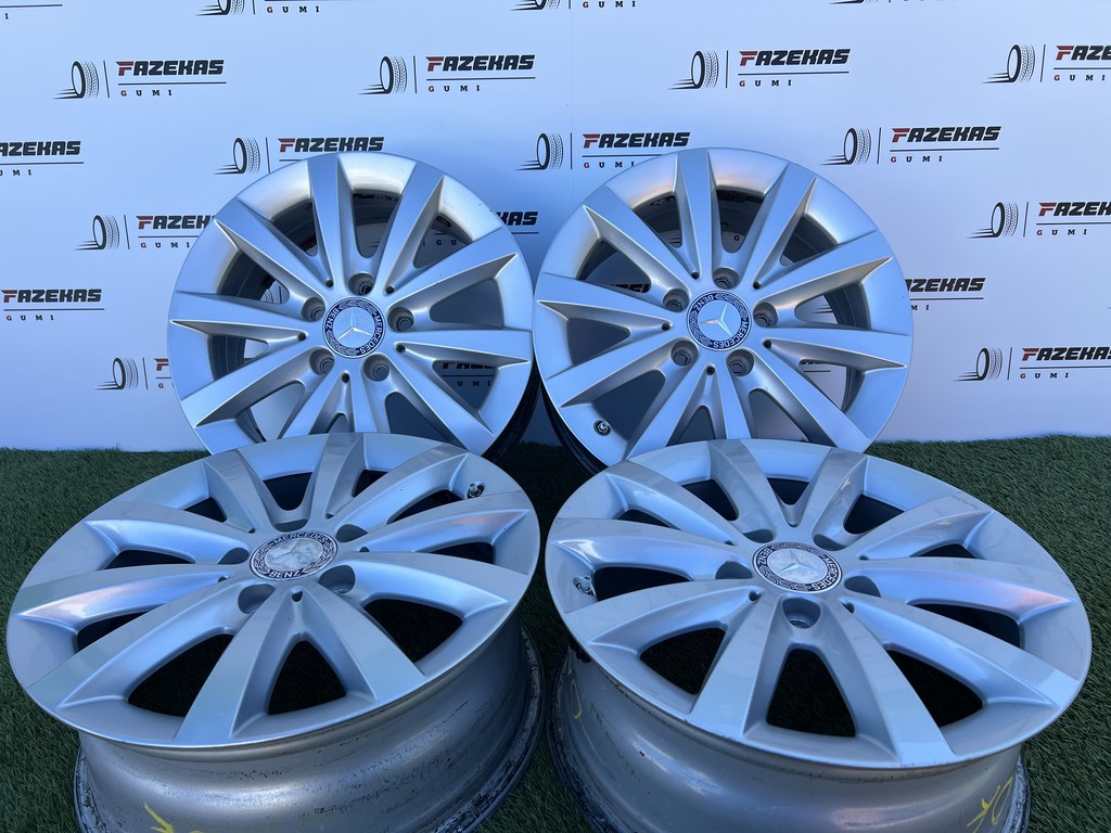 5x112 16" Mercedes gyári alufelni + TPMS 6,5Jx16h2 ET49 1. kép