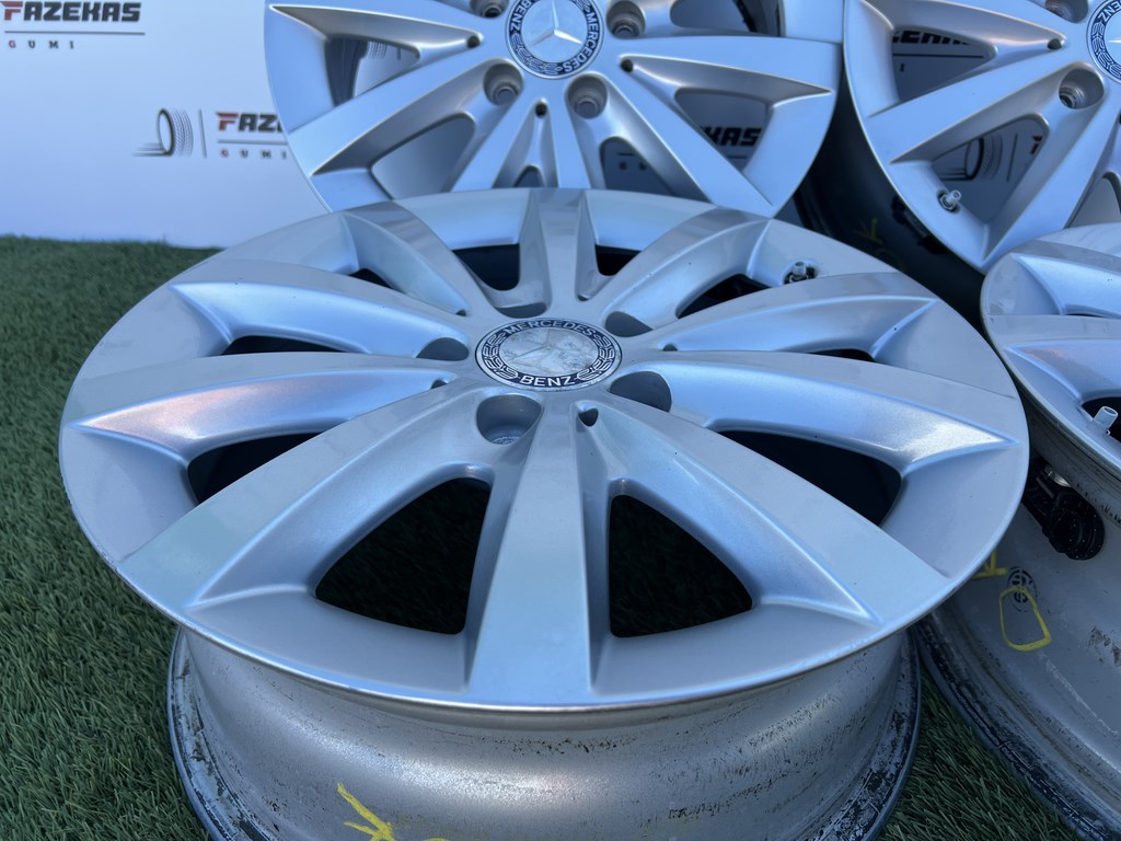 5x112 16" Mercedes gyári alufelni + TPMS 6,5Jx16h2 ET49 2. kép
