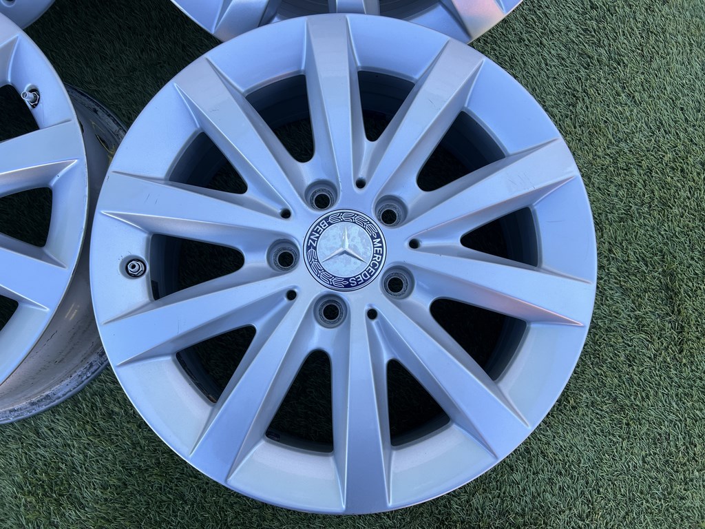 5x112 16" Mercedes gyári alufelni + TPMS 6,5Jx16h2 ET49 4. kép