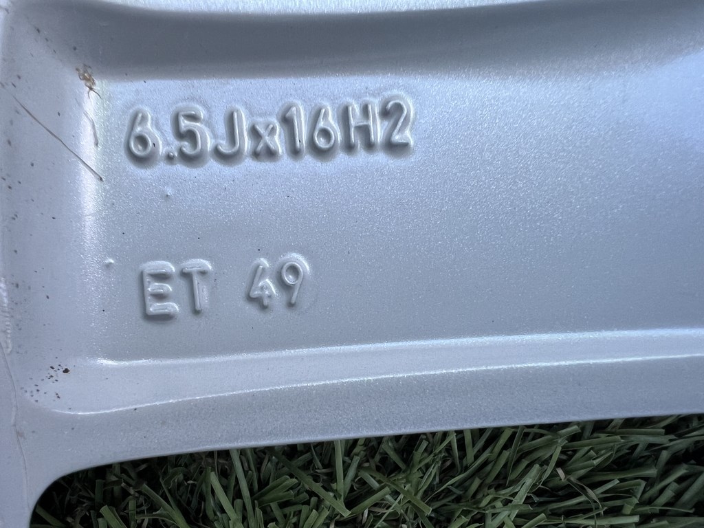 5x112 16" Mercedes gyári alufelni + TPMS 6,5Jx16h2 ET49 7. kép