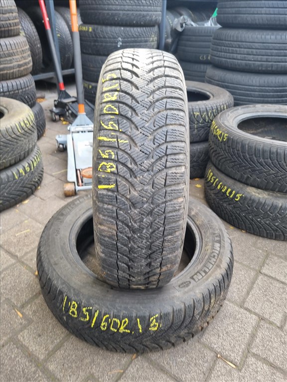  185/6015" újszerű Michelin Alpin A4 téli gumi 2db  3. kép
