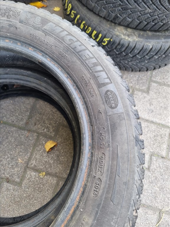 185/6015" újszerű Michelin Alpin A4 téli gumi 2db  5. kép