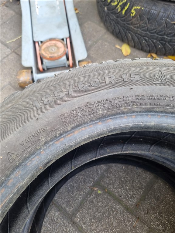  185/6015" újszerű Michelin Alpin A4 téli gumi 2db  6. kép