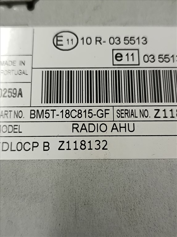 Ford Focus / C-Max rádió egység BM5T-18C815-GF 3. kép