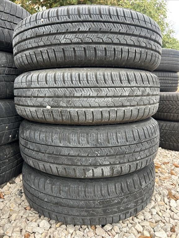 Suzuki Swift 2005-2010 évj 4x100-as lemezfelni 165/70R14 újszerű négyévszakos Apollo gumikkal ELADÓ! 7. kép