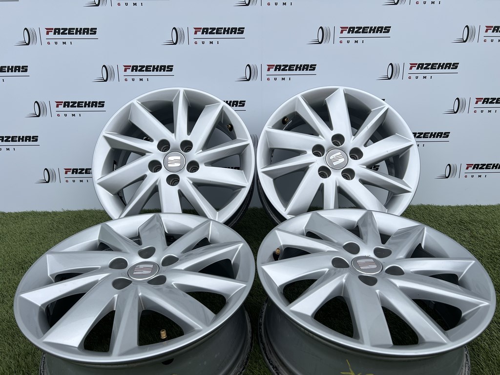 5x100 15" Seat gyári alufelni 6Jx15h2 ET38 1. kép