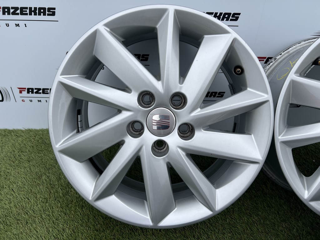 5x100 15" Seat gyári alufelni 6Jx15h2 ET38 4. kép