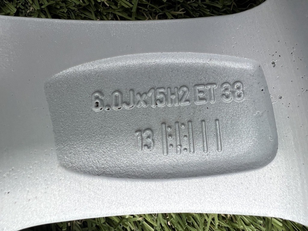 5x100 15" Seat gyári alufelni 6Jx15h2 ET38 8. kép