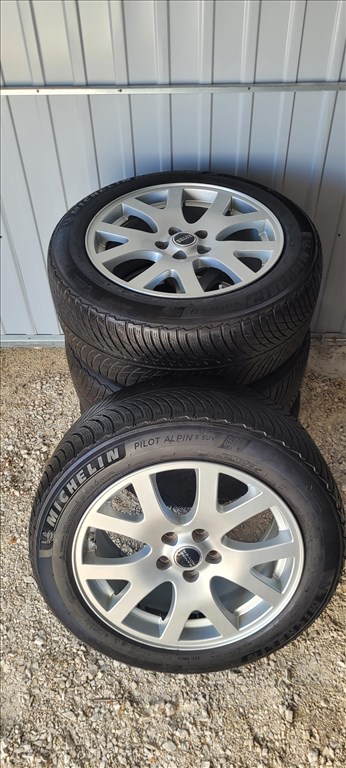  19" újszerű (gyári felni) alufelni, rajta 255/50 használt Michelin téli gumi gumi  9. kép