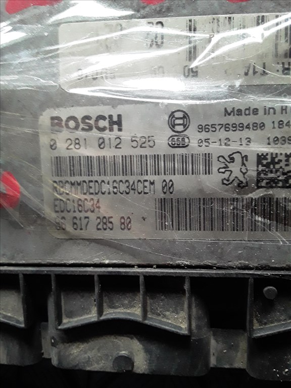 Peugeot 206 1.4 HDI Motorvezérlő Szett 0281012525 3. kép