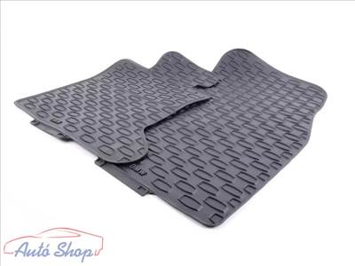Gyári BMW E60 E61 Allweather tépőzáras fekete első gumiszőnyeg szett 51472409278
