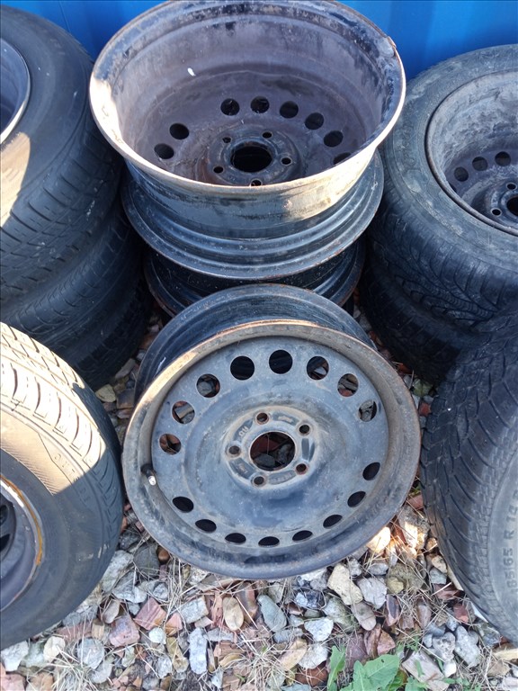  4x100 Opel Astra, Corsa, Vectra.13-as,14"- es, 15-ös lemezfelni eladó sok darab. 3. kép