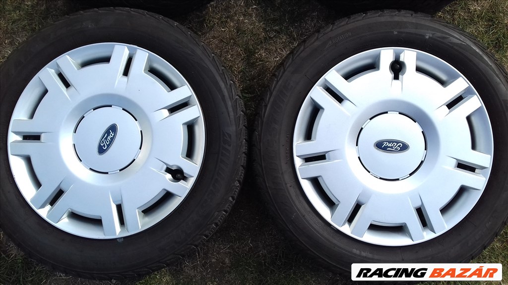  5x108 lyukosztású 6,5J 16" használt Ford Volvo (gyári felni) lemezfelni + TPMS  2. kép