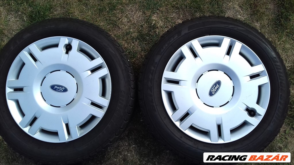  5x108 lyukosztású 6,5J 16" használt Ford Volvo (gyári felni) lemezfelni + TPMS  3. kép