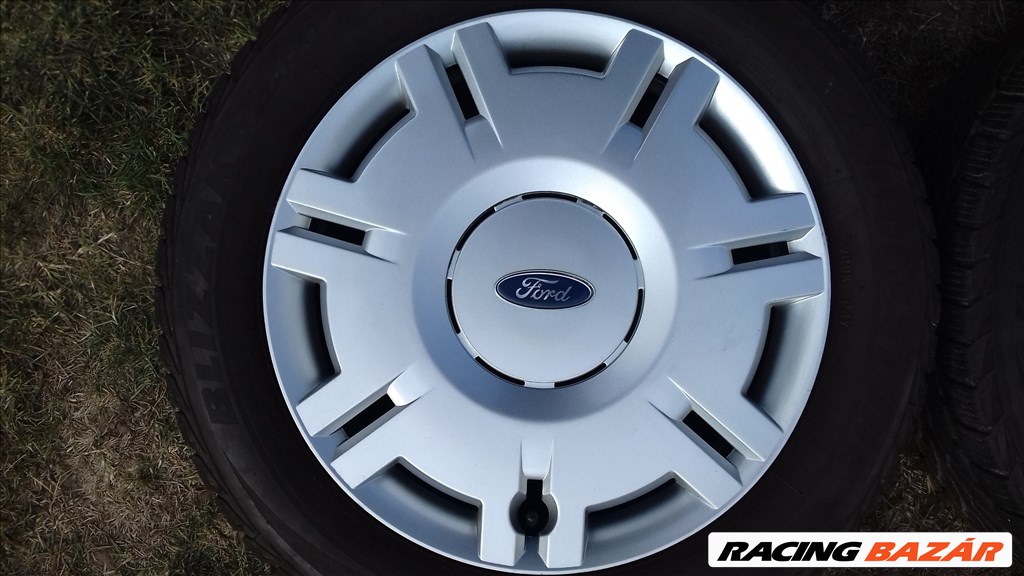  5x108 lyukosztású 6,5J 16" használt Ford Volvo (gyári felni) lemezfelni + TPMS  4. kép