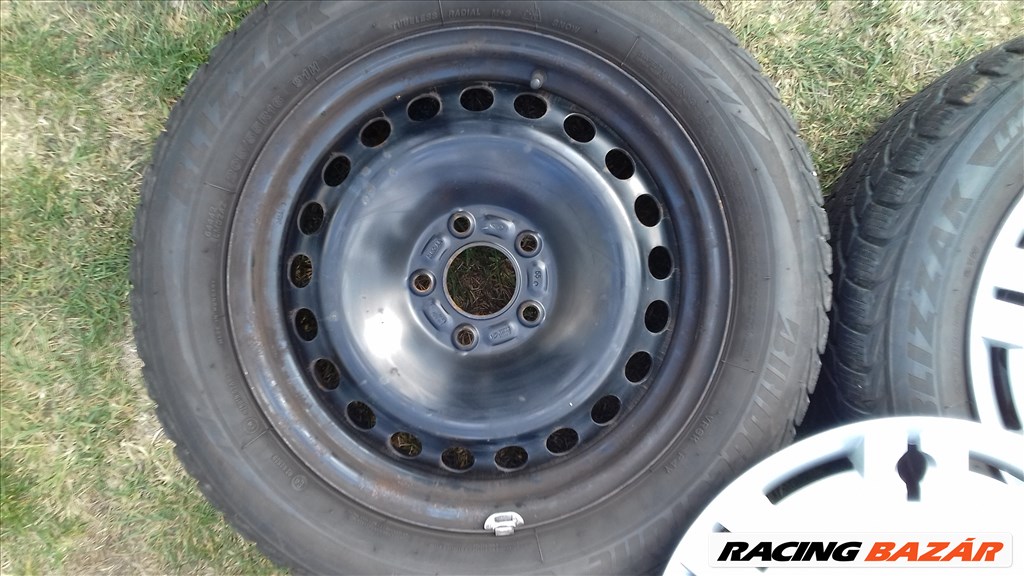 5x108 lyukosztású 6,5J 16" használt Ford Volvo (gyári felni) lemezfelni + TPMS  5. kép