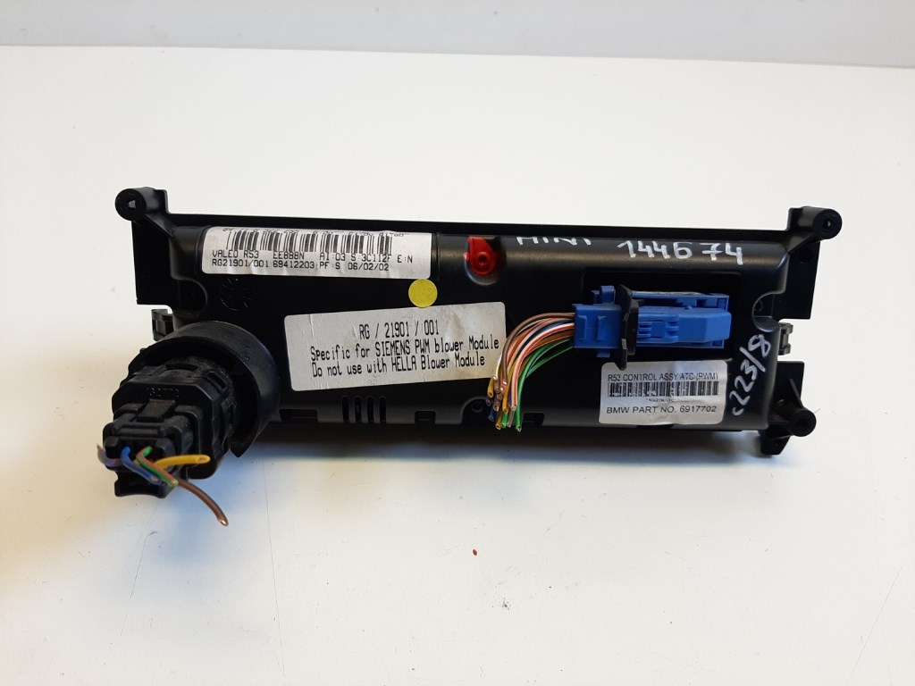 Mini cooper (R50/R53) fûtéskapcsoló (fûtés kapcsoló) 64116922255 2. kép