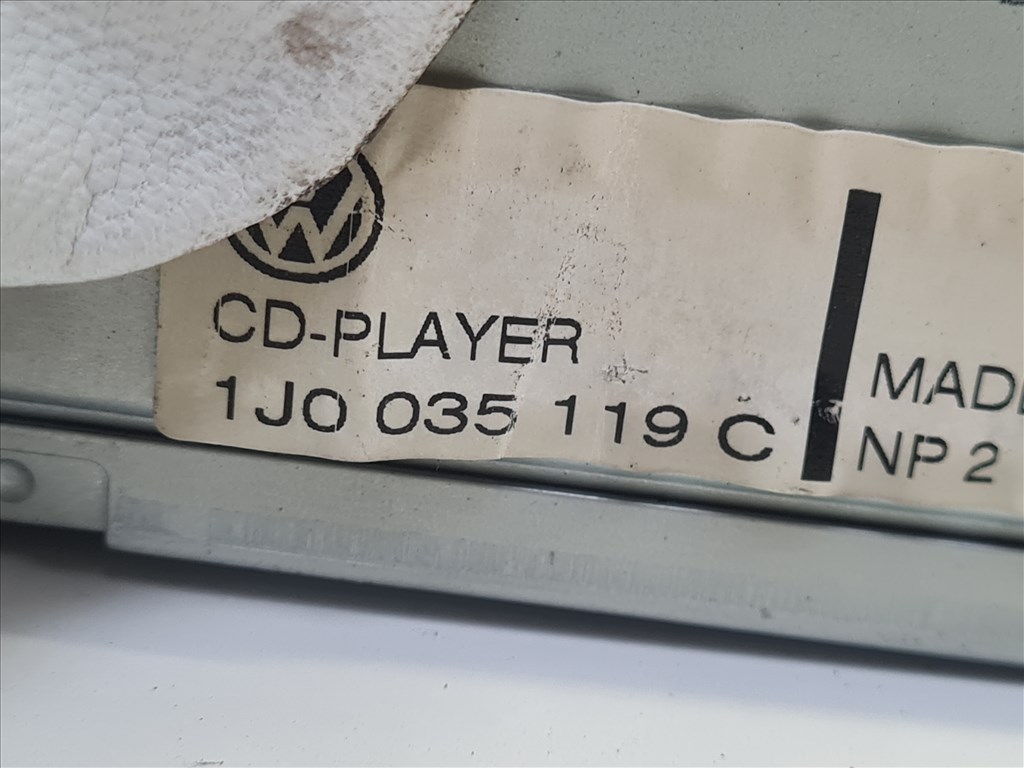 Volkswagen Golf IV, Volkswagen Bora CD lejátszó (24771) 1j0035119c 3. kép