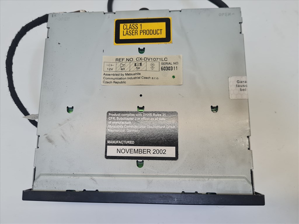 Volkswagen Golf IV, Volkswagen Bora CD lejátszó (24771) 1j0035119c 7. kép