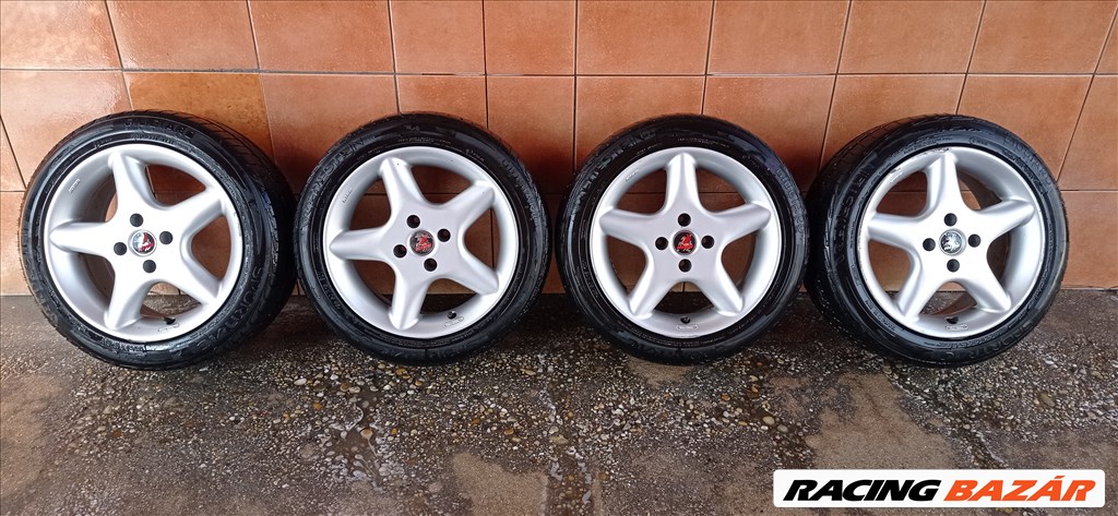 KING 15" ALUFELNI 4X100 NYÁRI 195/50R15 GUMIVAL OLCSÒN!!!! 1. kép