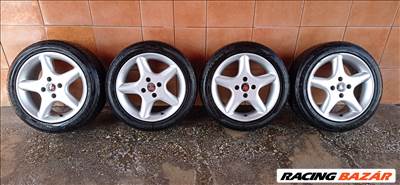 KING 15" ALUFELNI 4X100 NYÁRI 195/50R15 GUMIVAL OLCSÒN!!!!